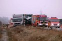 9.2.2012 Wieder LKW Unfall A 4 Rich Aachen Hoehe Frechen